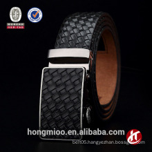 Hongmioo Fashion automatic buckle belts for men with braided grain